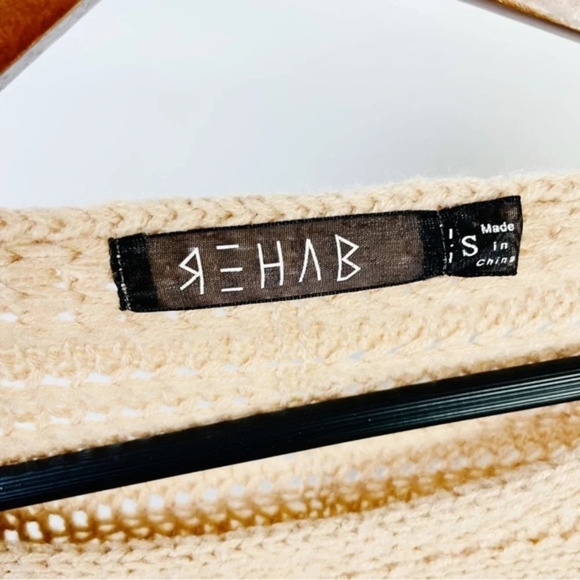 REHAB Brown/Tan Slouchy Knit Sweater Size‎ Small - Picture 7 of 7